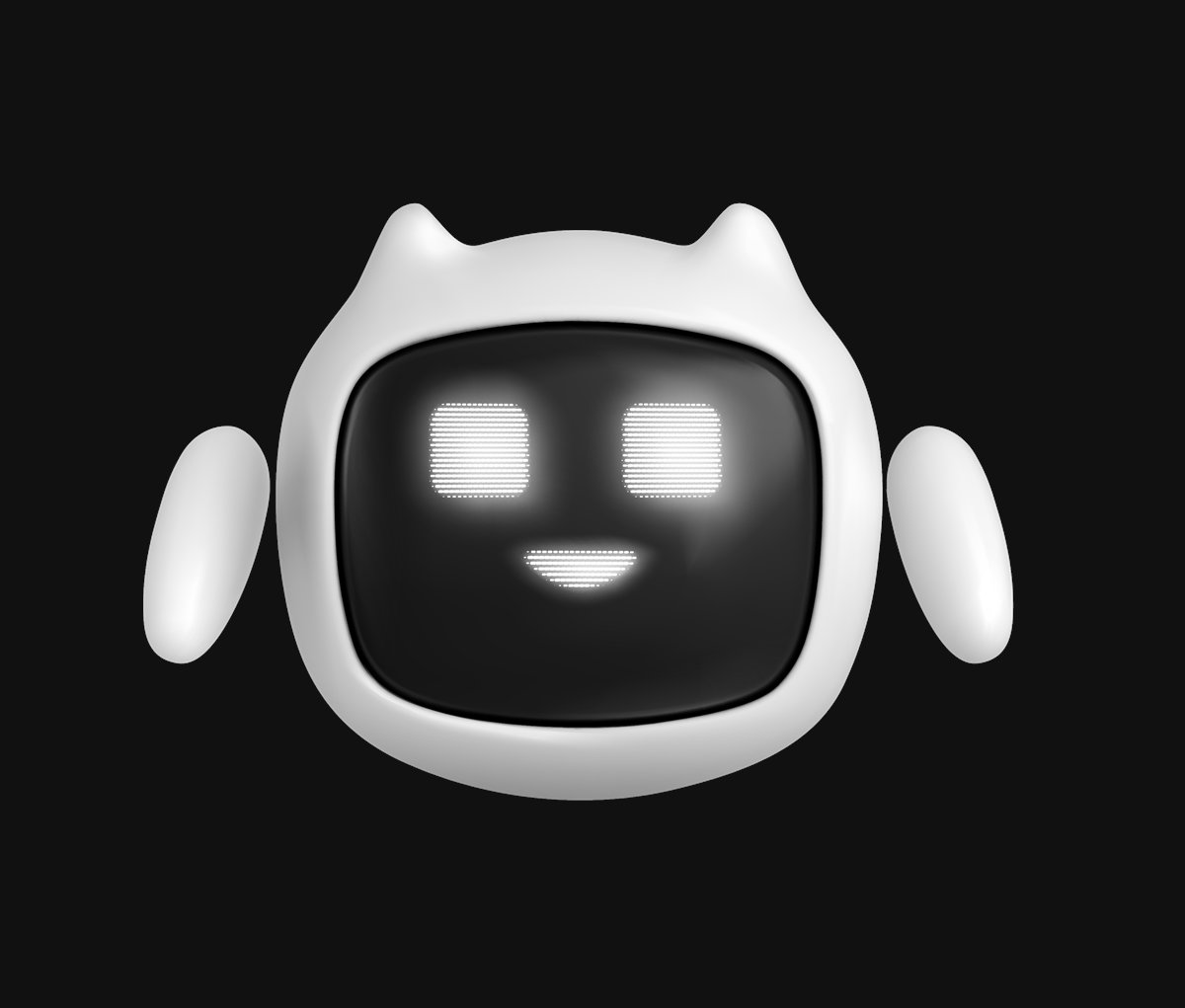 Gen AI Chatbot robot illustration